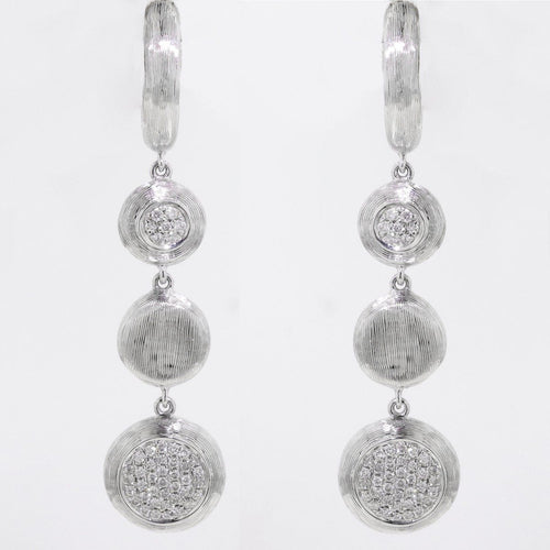 18k White Gold & Diamond Earrings - E0047-WG-Paramount-Renee Taylor Gallery