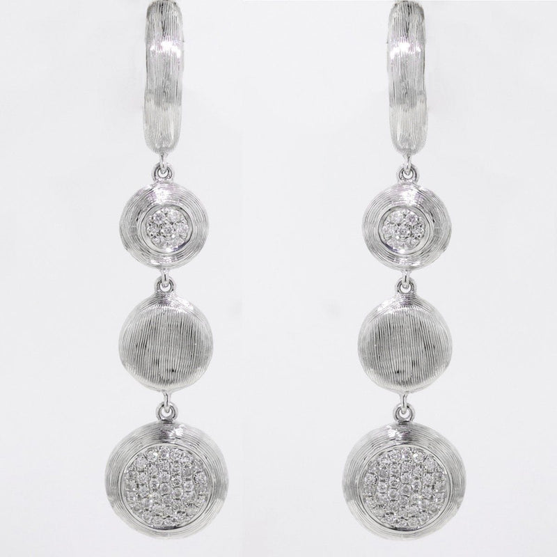 18k White Gold & Diamond Earrings - E0047-WG-Paramount Gems-Renee Taylor Gallery