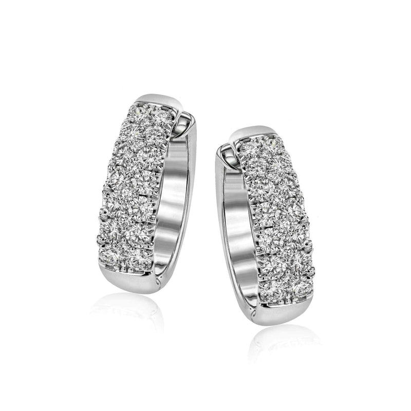 18k White Gold & Diamond Earrings - LE4391-Simon G.-Renee Taylor Gallery