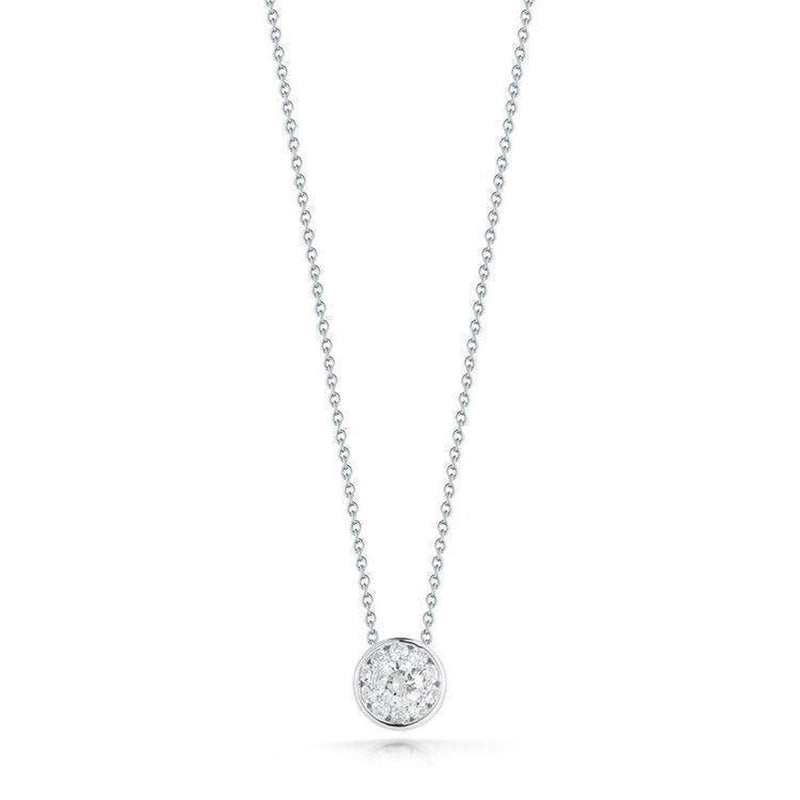 18k White Gold & Diamond Necklace - 518150AWCHX0-Roberto Coin-Renee Taylor Gallery