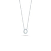 18k White Gold & Diamond Love Letter O Necklace - 001634AWCHXO-Roberto Coin-Renee Taylor Gallery