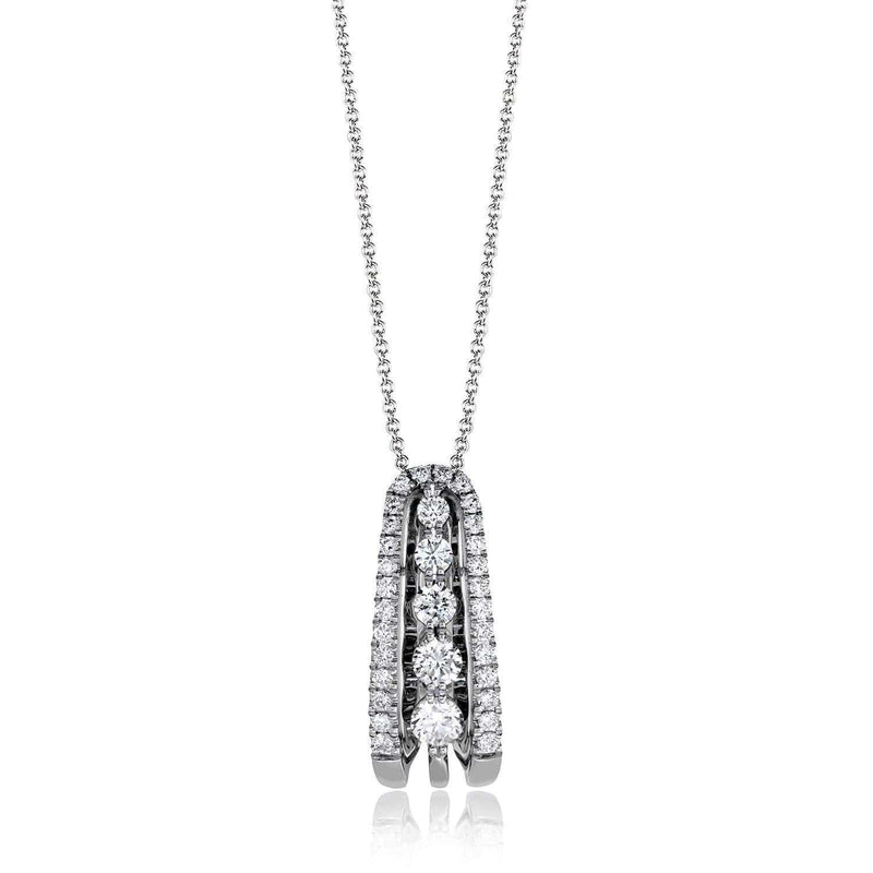 18k White Gold & Diamond Pendant - MP1795-W-Simon G.-Renee Taylor Gallery