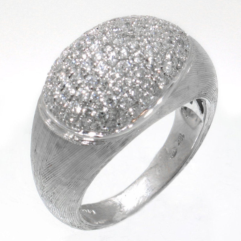 18k White Gold & Diamond Ring - 502H-WG-Paramount Gems-Renee Taylor Gallery