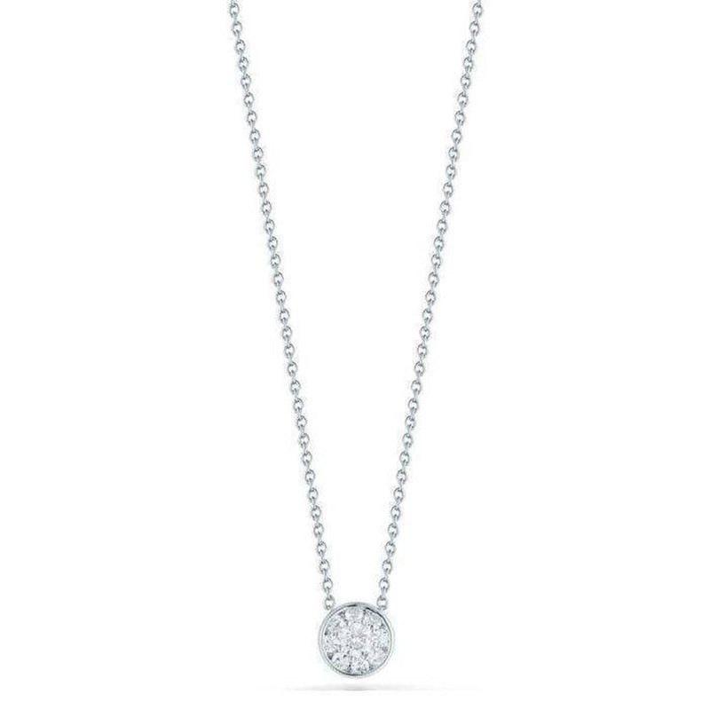 18k White Gold & Diamond Necklace - 518151AWCHX0-Roberto Coin-Renee Taylor Gallery