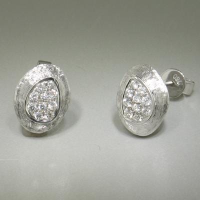 18k White Gold & Diamond Stud Earrings - E0068-WG-Paramount-Renee Taylor Gallery
