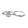 18k White Gold Round Diamond Ring - LR1100-W-Simon G.-Renee Taylor Gallery