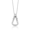 18K White Gold Round Diamonds Pendant - NP174-W-Simon G.-Renee Taylor Gallery