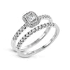 18k White Gold Round Diamonds Ring - LR1103-W-Simon G.-Renee Taylor Gallery