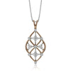 18K White & Rose Gold White Diamonds Pendant - LP4525-WR-Simon G.-Renee Taylor Gallery