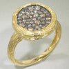 18k Yellow Gold & Brown Diamond Ring - 509H-YG-br-Jayne New York-Renee Taylor Gallery