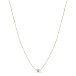18k Yellow Gold & Diamond Necklace - 001355AYCHD0-Roberto Coin-Renee Taylor Gallery