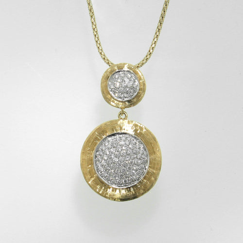 18k Yellow Gold & Diamond Pendant - 580PD-YG-Paramount-Renee Taylor Gallery