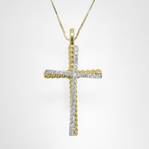 18k Yellow Gold & Diamond Pendant - P0760-YG-Paramount Gems-Renee Taylor Gallery