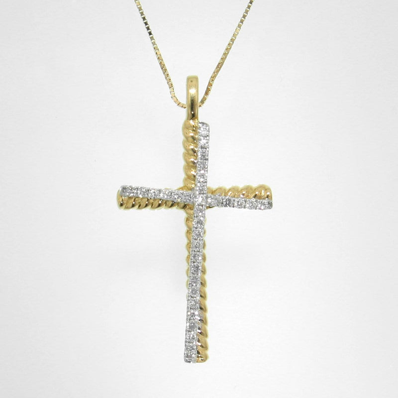18k Yellow Gold & Diamond Pendant - P0760-YG-Paramount Gems-Renee Taylor Gallery