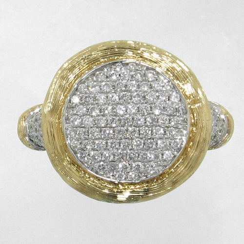 18k Yellow Gold & Diamond Ring - 496H-YG-Paramount-Renee Taylor Gallery