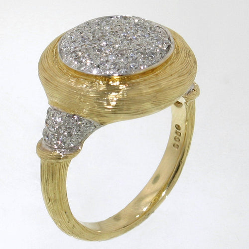 18k Yellow Gold & Diamond Ring - 496H-YG-Paramount-Renee Taylor Gallery