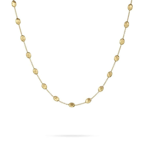 18K Siviglia Medium Bead Necklace - CB1386 Y 18"-Marco Bicego-Renee Taylor Gallery