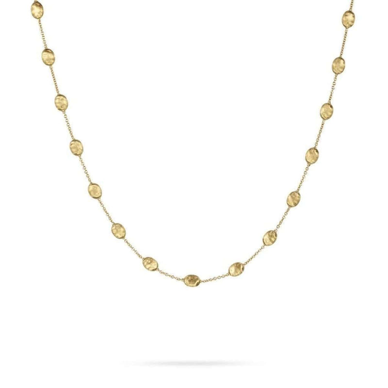 18K Siviglia Medium Bead Necklace - CB1386 Y 18"-Marco Bicego-Renee Taylor Gallery