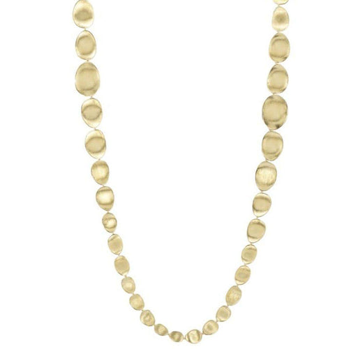 18K Lunaria Medium Double Wave Necklace - CB1885 Y 39.25"-Marco Bicego-Renee Taylor Gallery