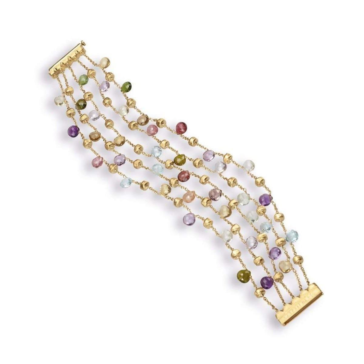 18K Paradise Multi Stone Bracelet - BB922 MIX01 Y - Marco Bicego