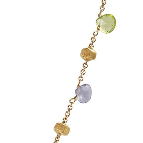 18K Paradise Mixed Gemstone Necklace - CB1155 MIX01 Y 18"-Marco Bicego-Renee Taylor Gallery
