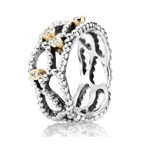 Delight 14K Gold & Diamonds Ring - 190604D-Pandora-Renee Taylor Gallery