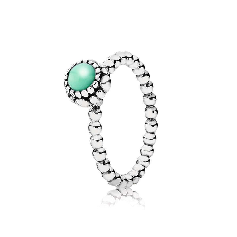 Birthday Blooms May Chrysoprase Ring - 190854CH-Pandora-Renee Taylor Gallery
