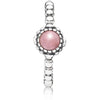 Birthday Blooms October Pink Opal Ring - 190854POP-Pandora-Renee Taylor Gallery