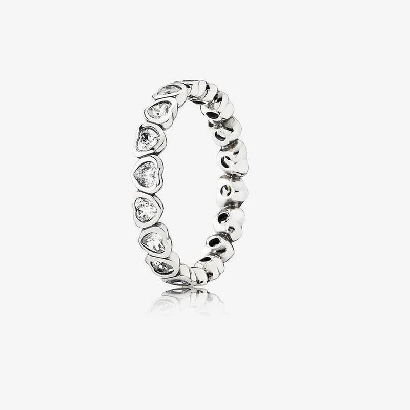 Forevermore Clear Cubic Zirconia Ring - 190897CZ-Pandora-Renee Taylor Gallery