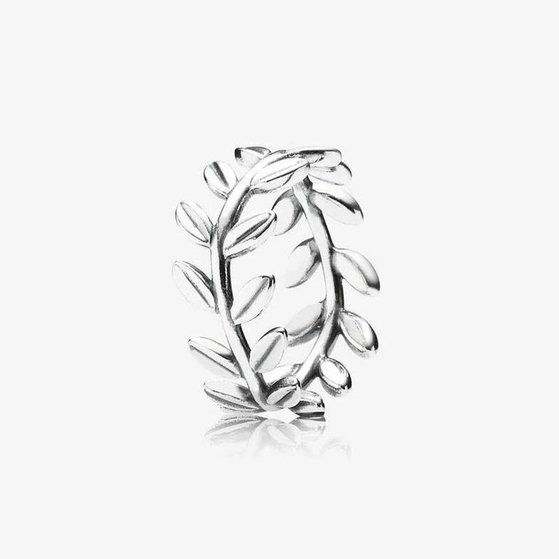 Laurel Wreath Silver Ring - 190922-Pandora-Renee Taylor Gallery