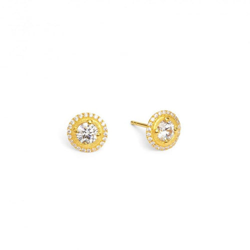 Disenia Zirconia Stud Earrings - 19105156-Bernd Wolf-Renee Taylor Gallery