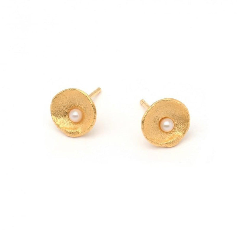 Clamis Freshwater Pearl Stud Earrings - 19246656-Bernd Wolf-Renee Taylor Gallery