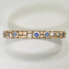 18K "Mini 62" Sapphire & Diamond Rose Gold Band - R-117RS-Alex Sepkus-Renee Taylor Gallery