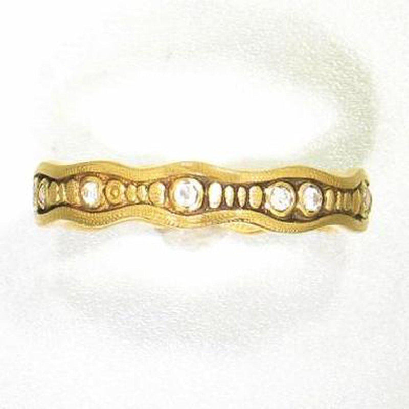 18K Sparkling Stream Diamond Band - R-124-Alex Sepkus-Renee Taylor Gallery