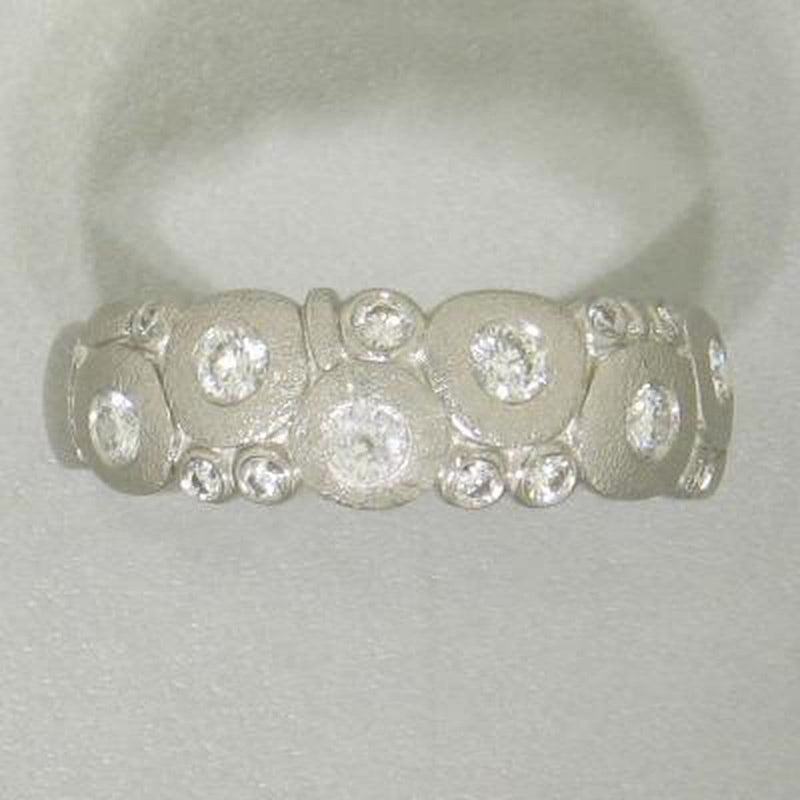 Platinum Candy Diamond Dome Ring - R-122PD-Alex Sepkus-Renee Taylor Gallery