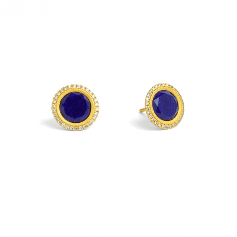 Tisinni Lapislazuli Stud Earrings - 19800236-Bernd Wolf-Renee Taylor Gallery