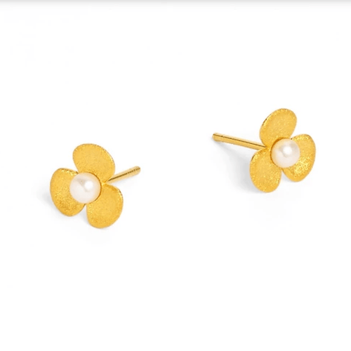 Lenia Freshwater Pearl Pin Earrings - 19947656-Bernd Wolf-Renee Taylor Gallery