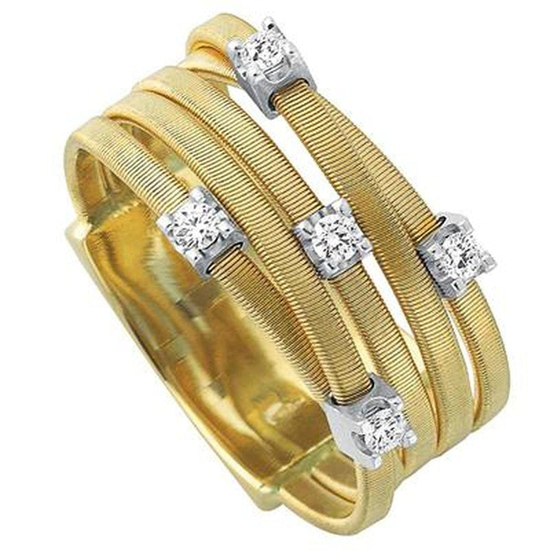 18K Goa Diamond Ring - AG270 B YW-Marco Bicego-Renee Taylor Gallery