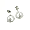 Sterling Silver Diamond Earrings - 11/03014-Breuning-Renee Taylor Gallery