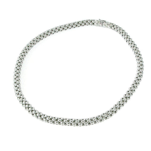 Sterling Silver Necklace - 64/84103-3-RH-Breuning-Renee Taylor Gallery