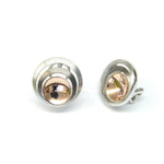 Rose Gold Plated Sterling Silver Earrings - 04/84825-Breuning-Renee Taylor Gallery