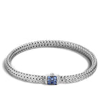 Classic Chain Blue Sapphire Bracelet - BBS96002BSP-John Hardy-Renee Taylor Gallery