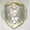 14K Gold & Crystalline Silver Diamond Ring - 23274-Shelli Kahl-Renee Taylor Gallery