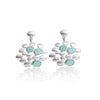 Sterling Silver Turquoise Earrings - 12/02017-Breuning-Renee Taylor Gallery