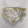 14K Gold & Crystalline Silver White Topaz Ring - 25192-Shelli Kahl-Renee Taylor Gallery