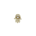 18k Yellow Gold & Diamond Hamsa Necklace - 000322AYCHX0-Roberto Coin-Renee Taylor Gallery