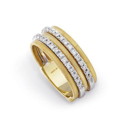18K Goa Diamond Ring - AG323 B YW-Marco Bicego-Renee Taylor Gallery
