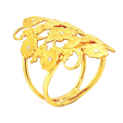 Marika 14k Gold & Diamond Ring - M3957-Marika-Renee Taylor Gallery