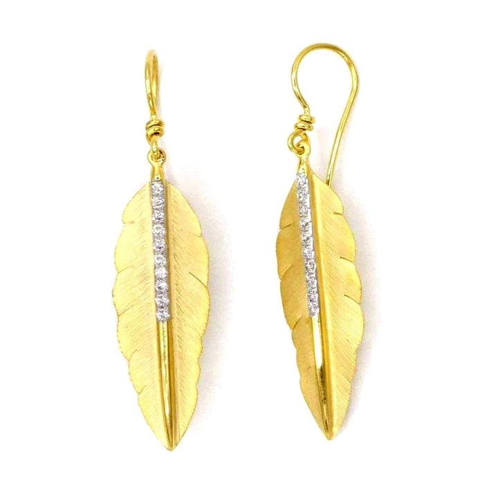 14K Gold & Diamond Earrings - M4407-Marika-Renee Taylor Gallery