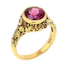 18K "Circle Set" Rhodolite & Diamond Ring - R-84DC-Alex Sepkus-Renee Taylor Gallery